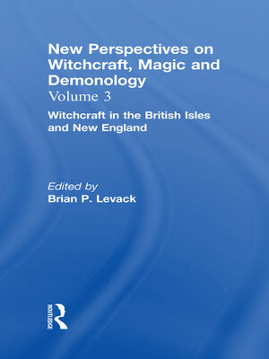 cover image of Witchcraft in the British Isles and New England